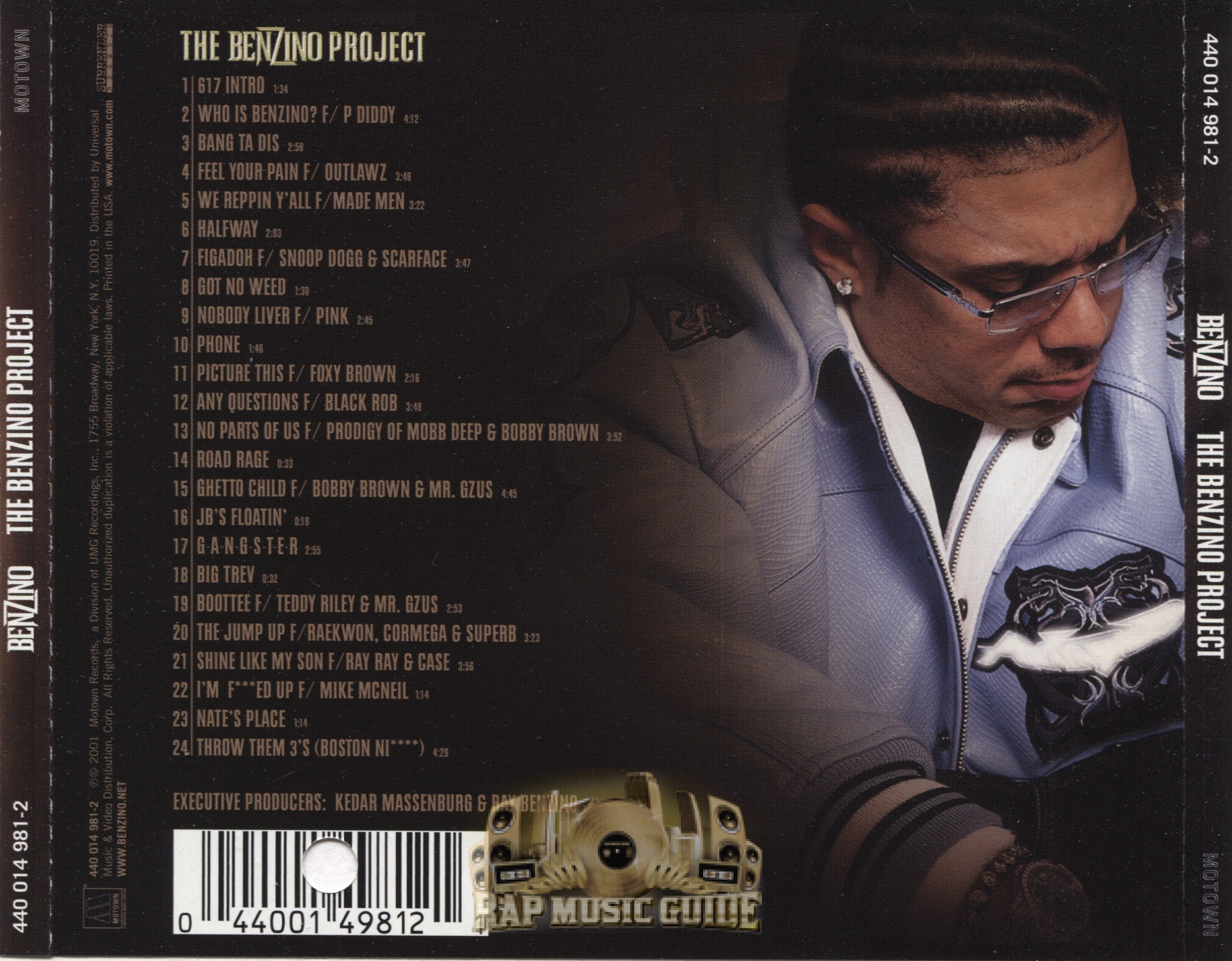 Benzino The Benzino Project CD Rap Music Guide